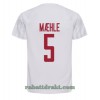 Danmark Joakim Maehle 5 Borte VM 2022 - Herre Fotballdrakt